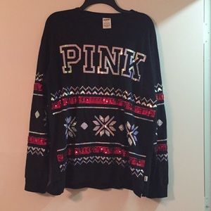 2016 holiday iridescent sequin top